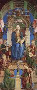 Cosimo Tura The Virgin and Child Enthroned with Angels Making Music oil painting